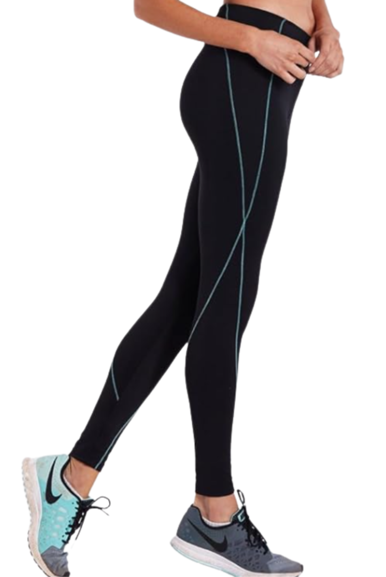 F/L Yoga Pants Contrast Trim