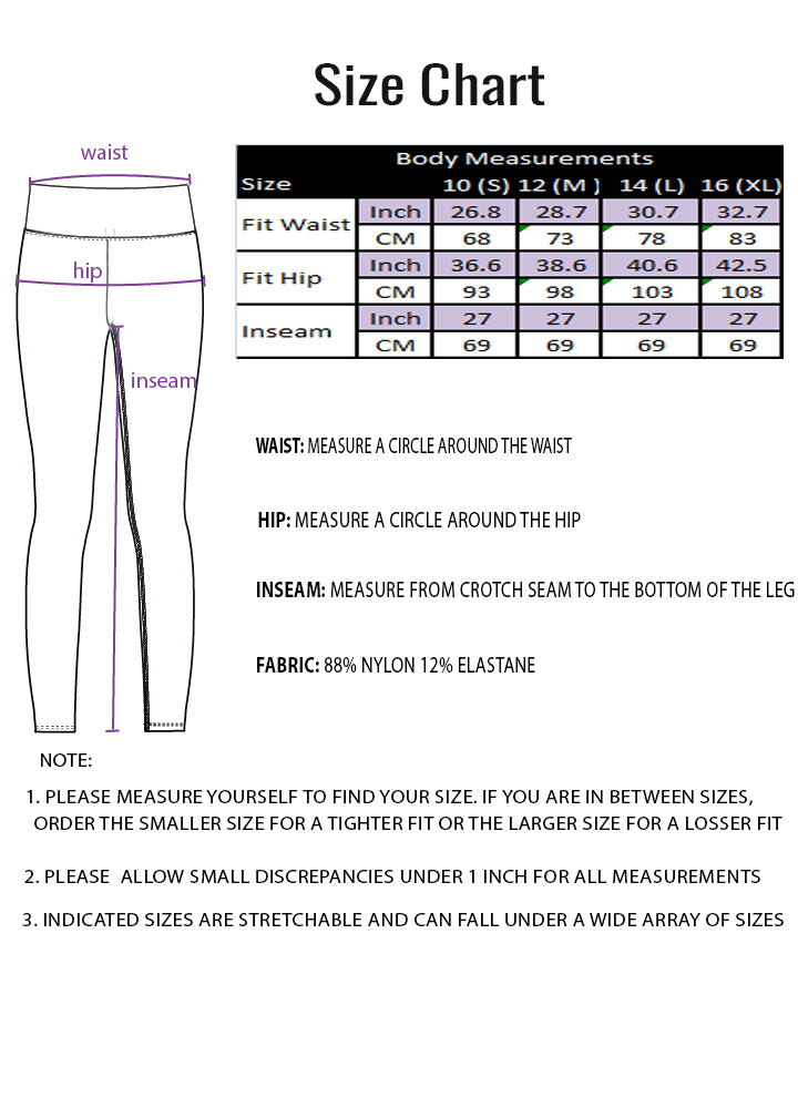 F/L Yoga Pants Contrast Trim