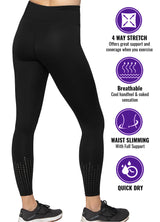 Laser Cut Smooth High Waisted leggings