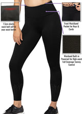 Laser Cut Smooth High Waisted leggings