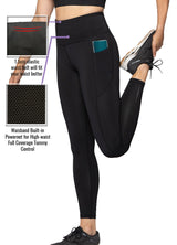 Sustainable Activewear F/L High Waisted leggings with Pockets