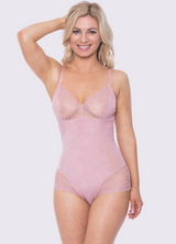 Lace Light Control Bodysuit-0#color_blush