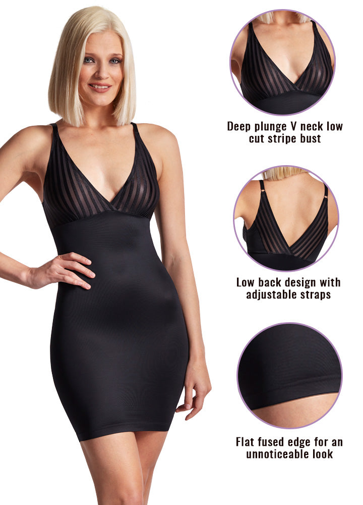 Plunging Low Back Shaping Slip