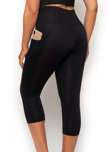 Recycled 3/4 Shaping Legging w Phone Pockets-3448