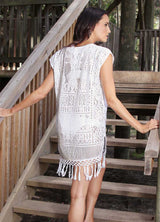 Crochet Kaftan-2790#color_white