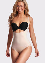 Underbust Smooth Shaping Bodysuit-0#color_nude