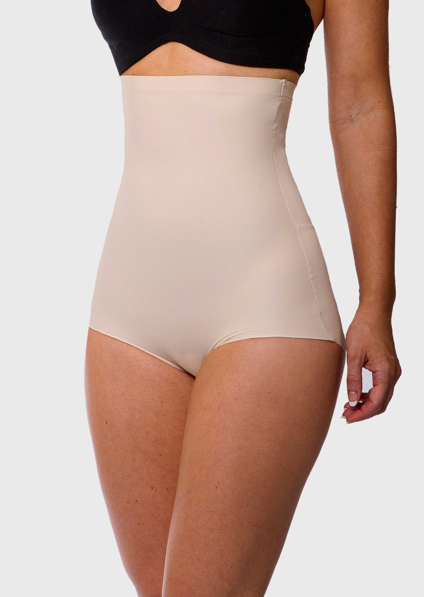 Everyday Micro Fibre Shaping High Waisted Full Brief-0#color_nude