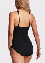 Micro fiber shaping bodysuit-2892#color_black