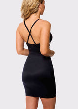 Shaping Half Slip With Multiway Straps-2903#color_black
